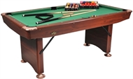 6 fots Challenger Buffalo Brown poolbord